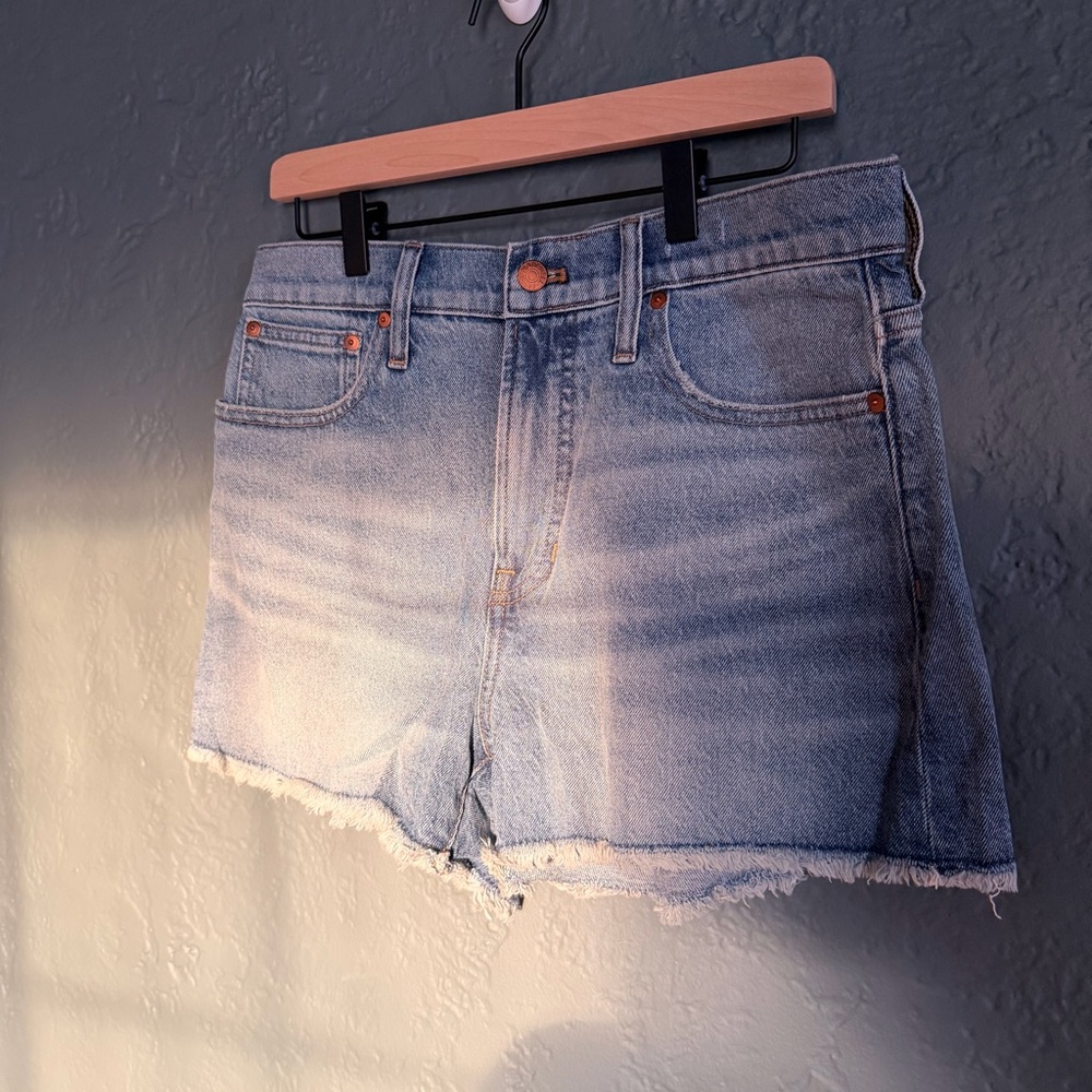 Madewell Perfect Vintage Light Blue Jean Shorts 29 - Picture 2 of 5